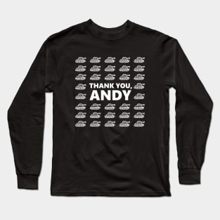 The Office Thank You, Andy. Tanks. Prison Mike White Long Sleeve T-Shirt